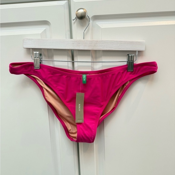 NEW JCrew Women’s Heritage 1989 High-Leg Bikini Bottom BP209 Pink - Picture 4 of 15